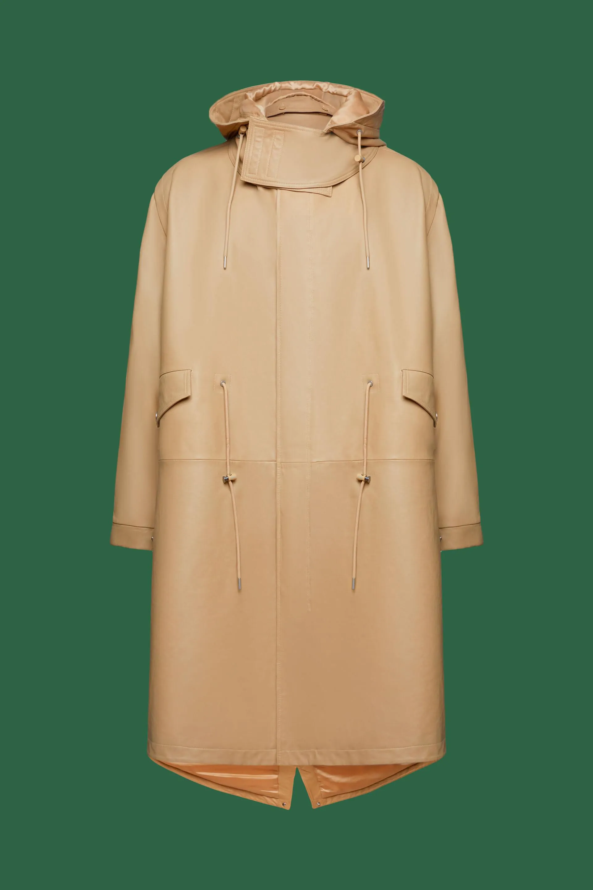 Parka in pelle multifunzione