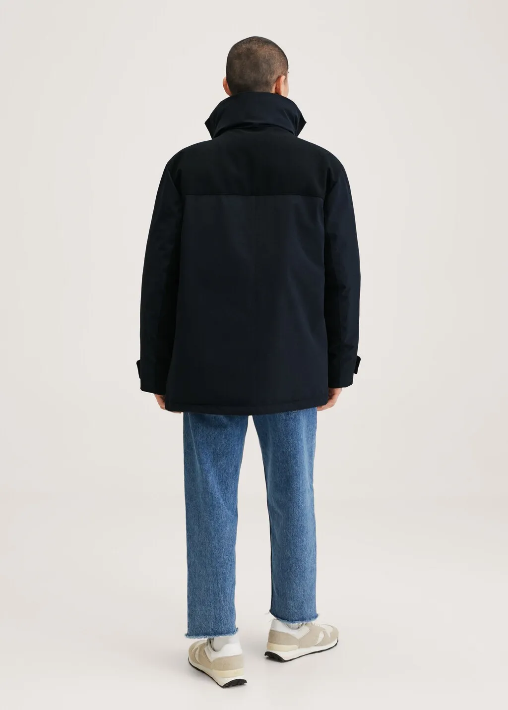 Parka inserti contrasto