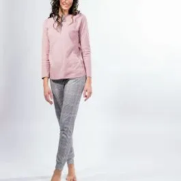 pigiama da donna 671 serafino caldo cotone amica 