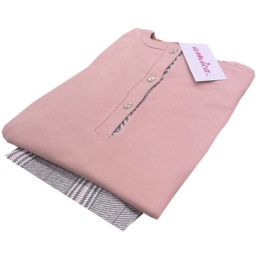 pigiama da donna 671 serafino caldo cotone amica 