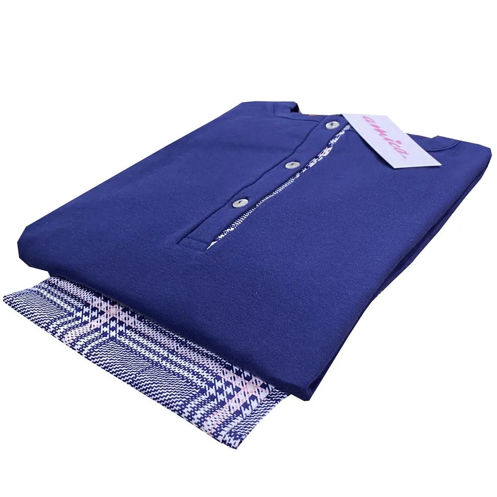 pigiama da donna 671 serafino caldo cotone amica 