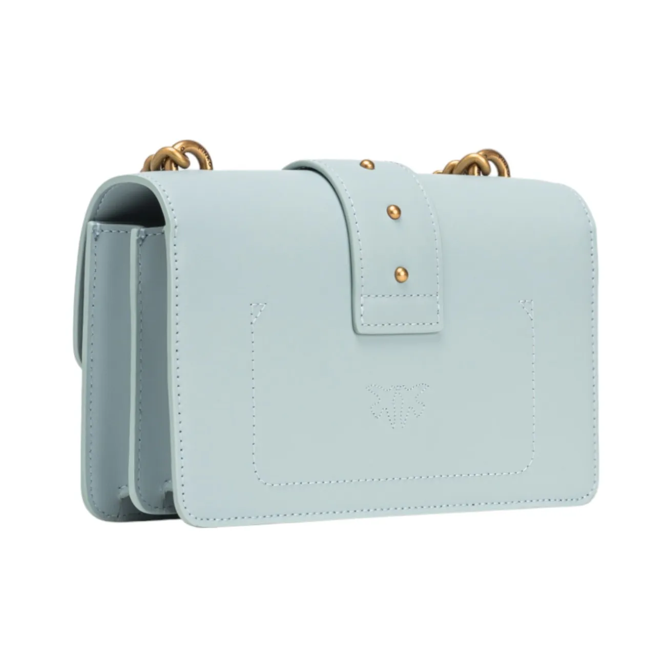 Pinko borsa tracolla mini azzurra