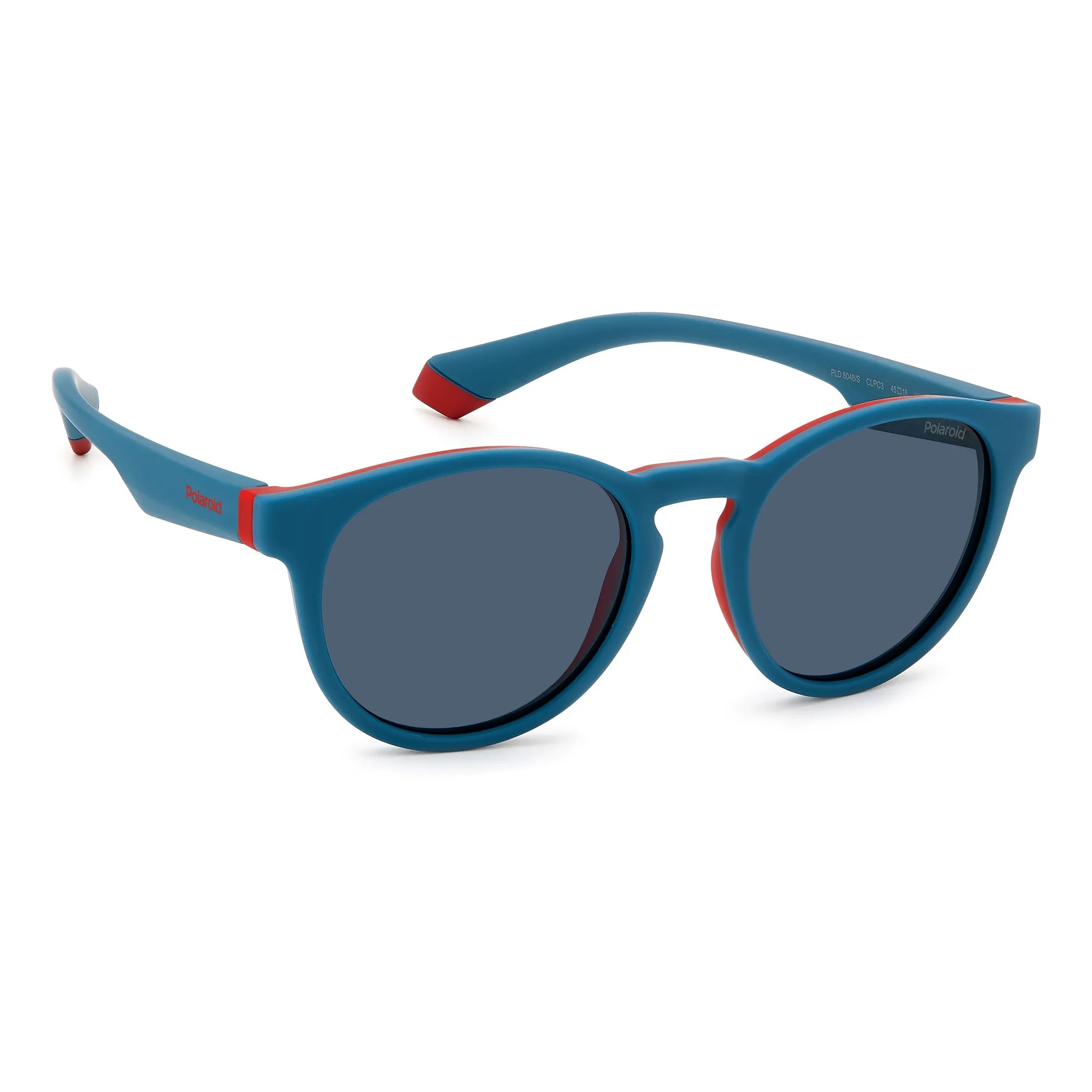   Polaroid Kids PLD 8048/S - CLP C3 Teal Red | Occhiale Da Sole Bambino Unisex 