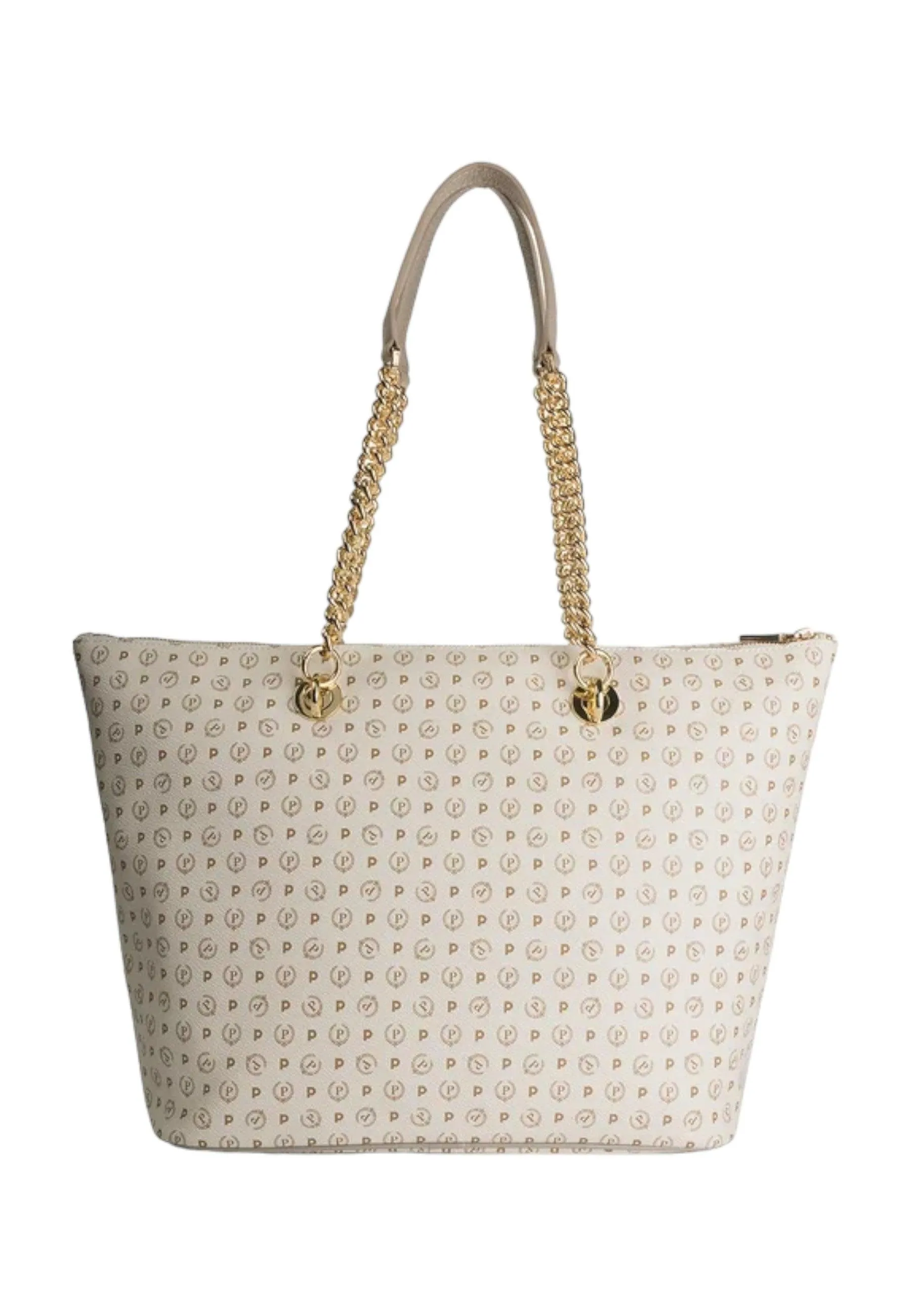 POLLINI Borsa Tote Donna Avorio Ghiaccio TE8410PP02Q1110A