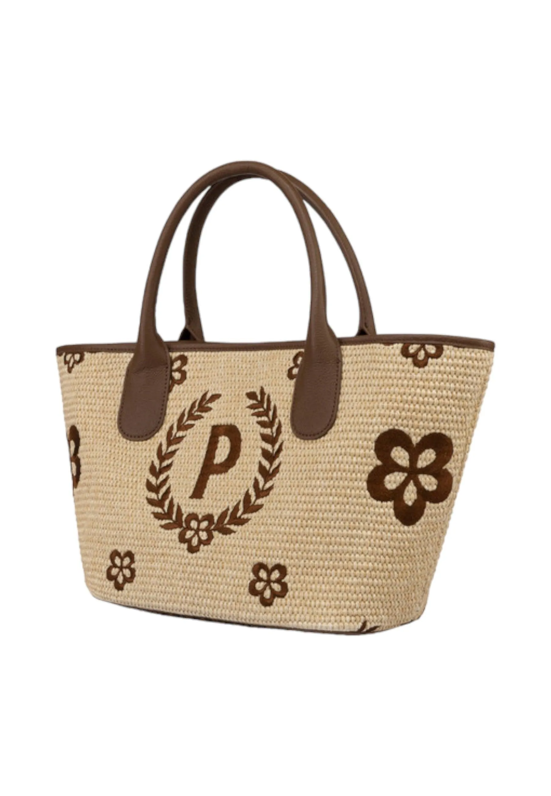 POLLINI Borsa Tote Small Donna Natural Testa di Moro TE8482PP0EQ1T10A