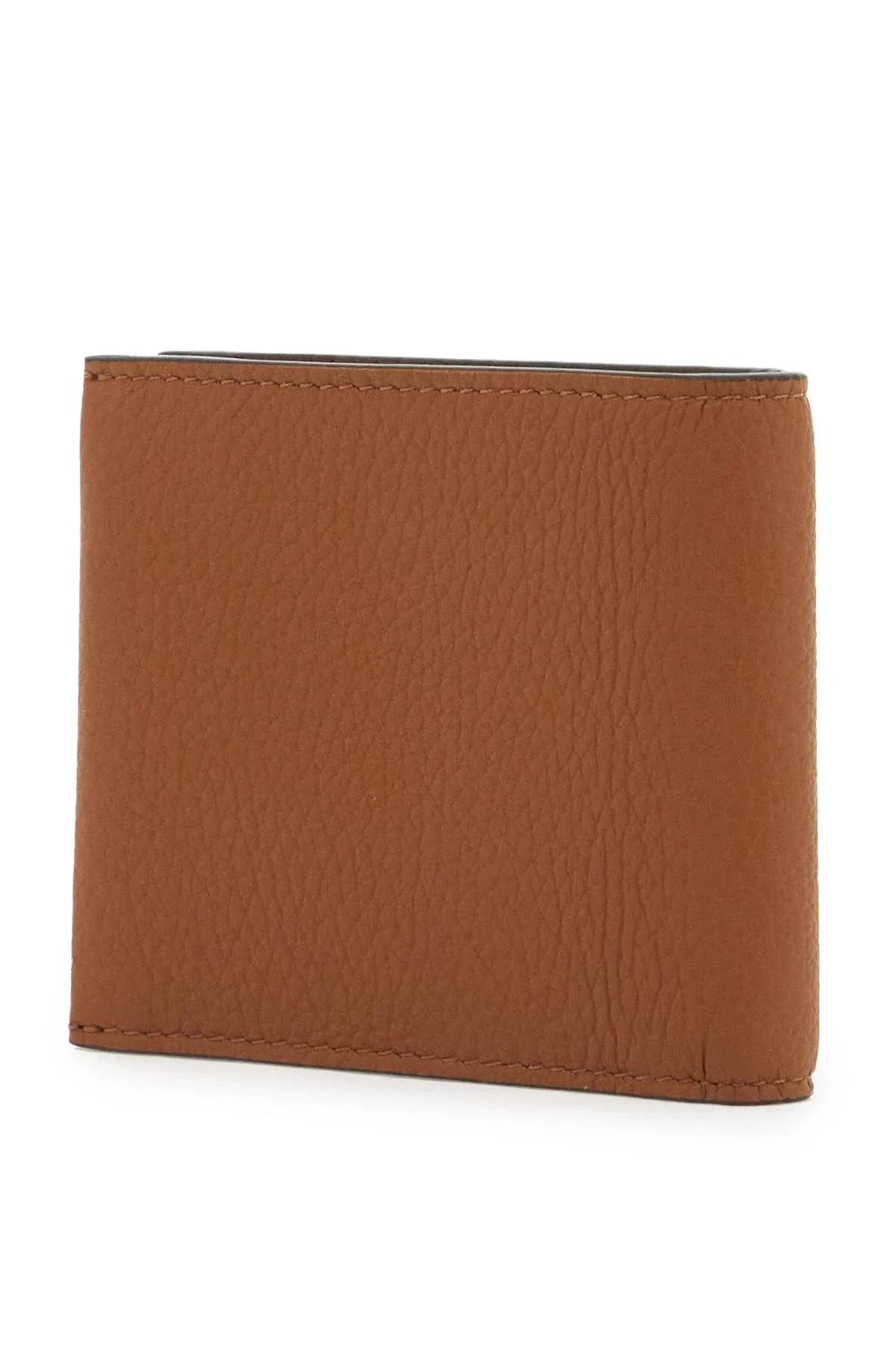 Portafoglio bi-fold in pelle