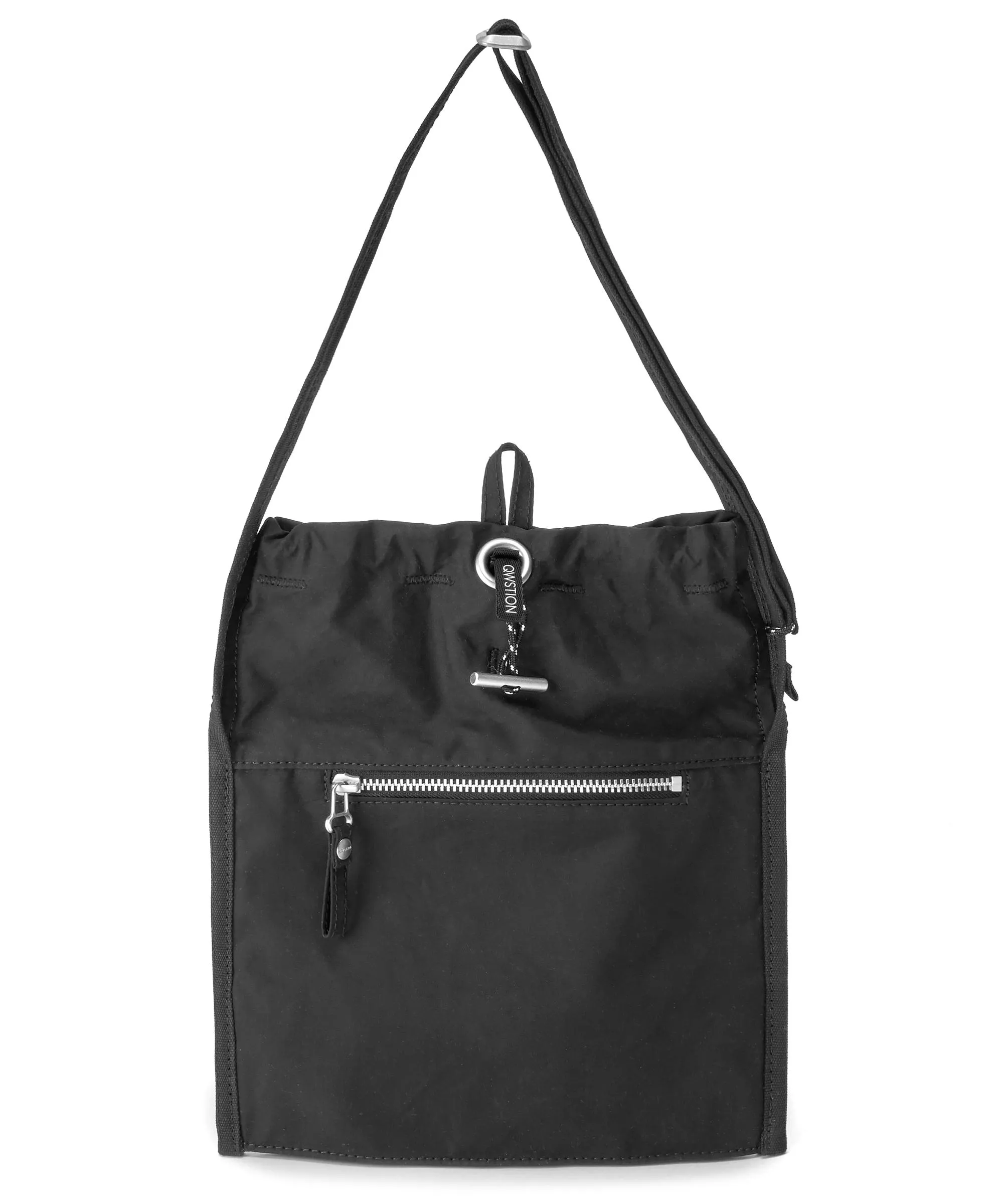  Qwstion Bananatex Mini Bucket Borsa a secchiello cotone biologico nero  