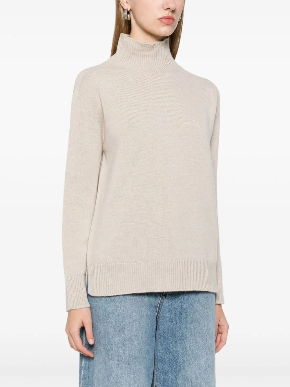 S' MAX MARA-Maglia dolcevita Quercia in cashmere