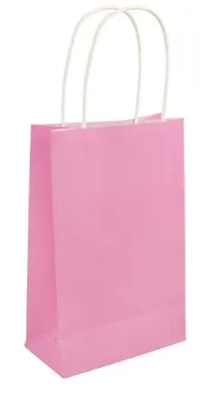 Sacchetto regalo in carta rosa confetto