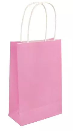 Sacchetto regalo in carta rosa confetto