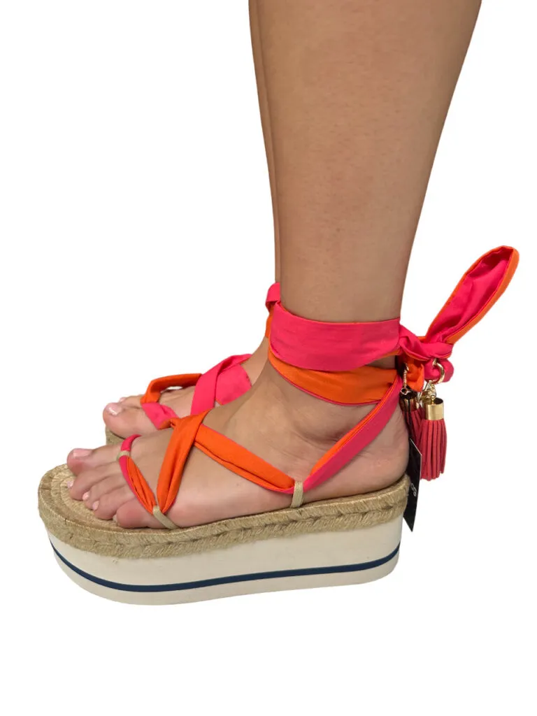 Sandali donna “O Bag” 216 D con platform – Multicolore