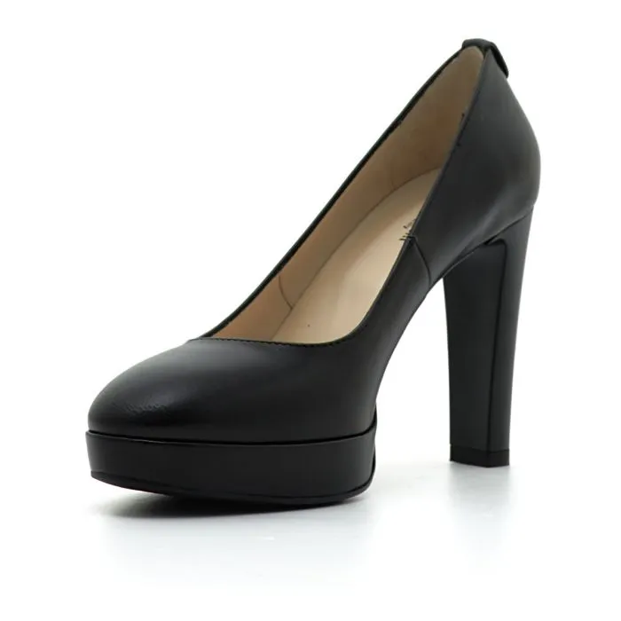 SCARPE CN TACCO IN PELLE