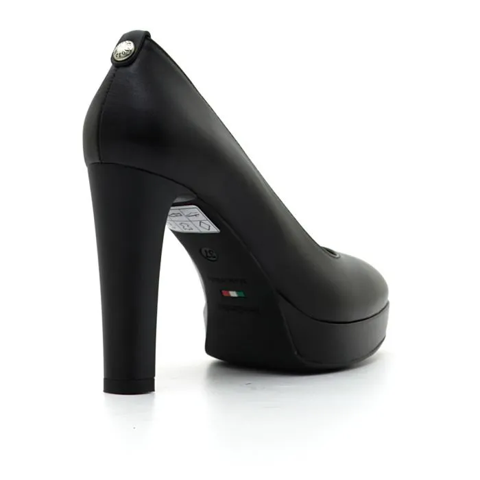 SCARPE CN TACCO IN PELLE