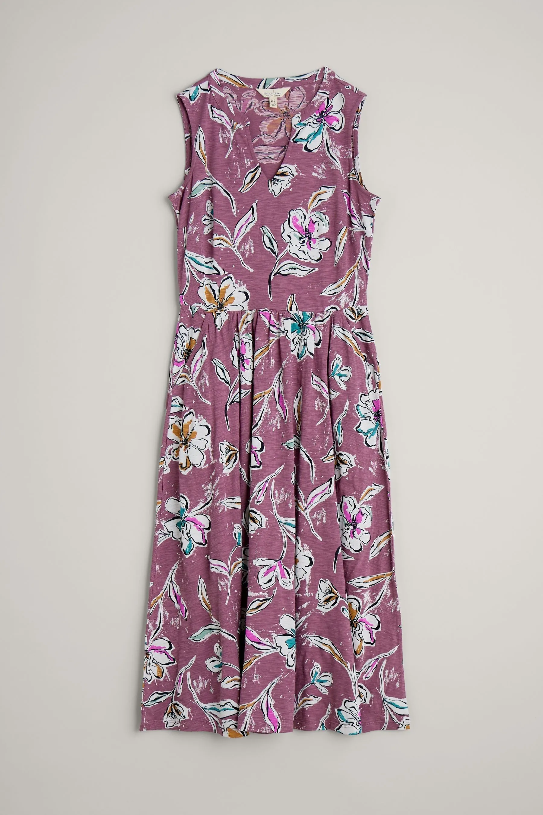 Seasalt - Cornwall Shelter Bay - Abito midi in Senza maniche jersey
