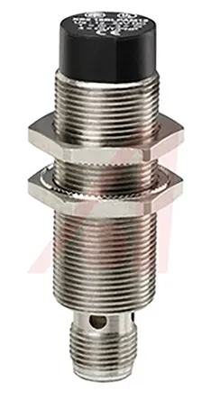 Sensore di prossimità Cilindro filettato Telemecanique Sensors, M18, rilevamento 4 mm, 12 → 24 V c.c.