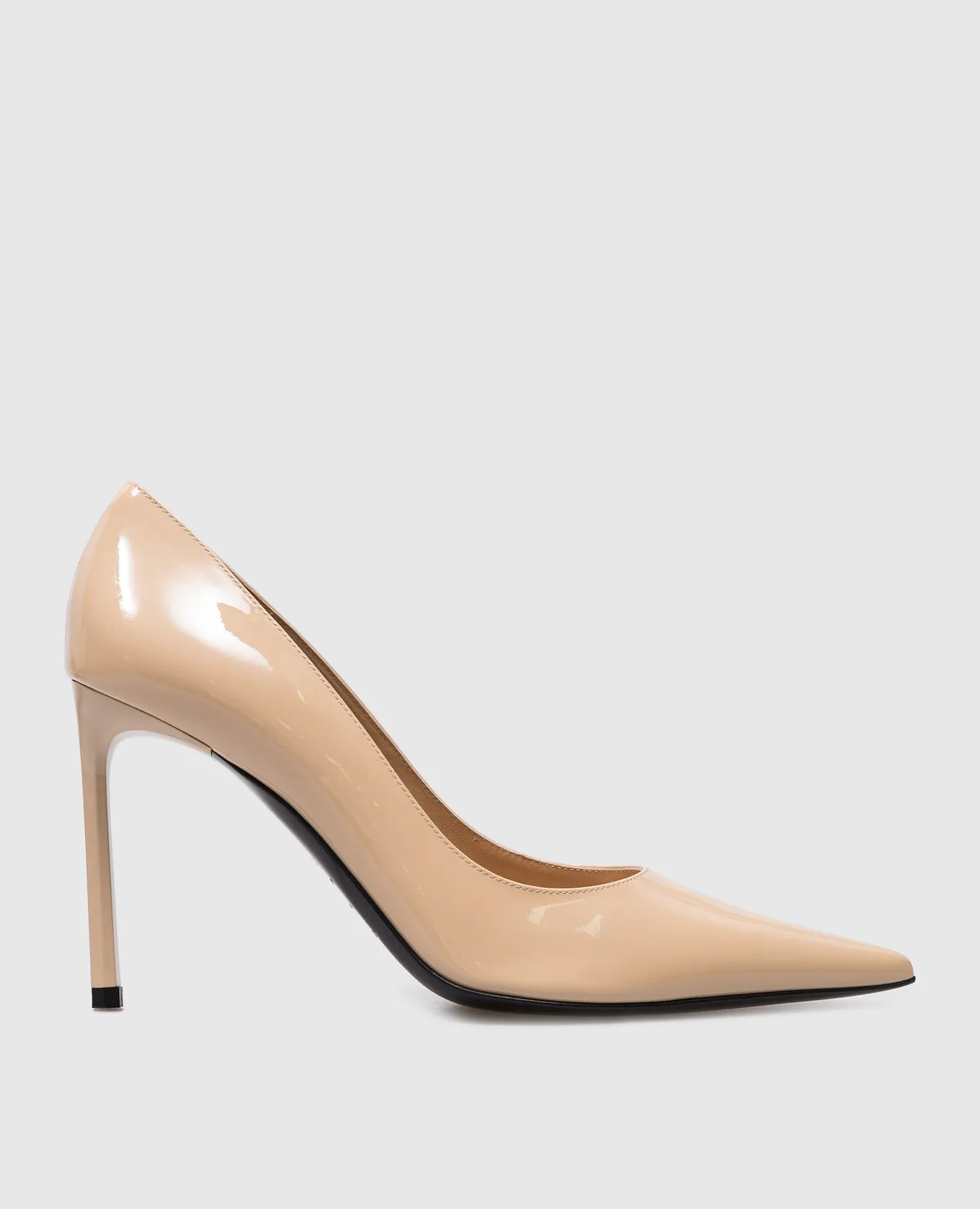 Sergio Rossi Barca Liya in vernice beige B01810MFI657