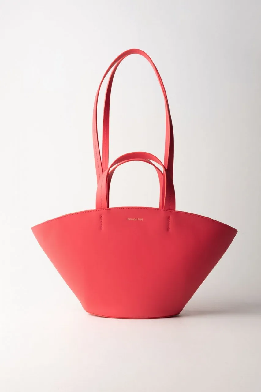Shopping bag in pelle HyBrid Rose