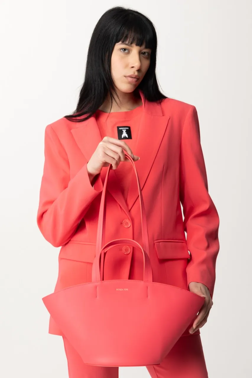 Shopping bag in pelle HyBrid Rose
