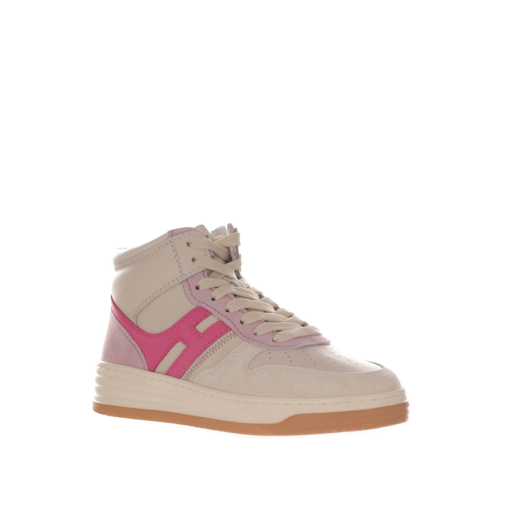 Sneaker high top h630 in pelle