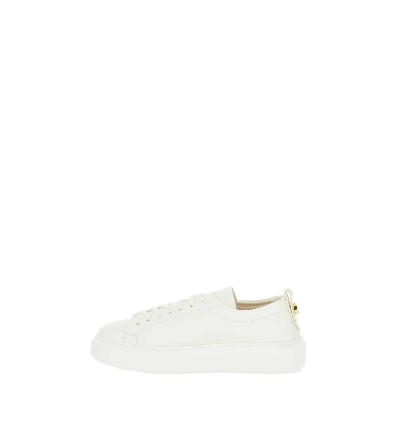Sneakers pelle martellata