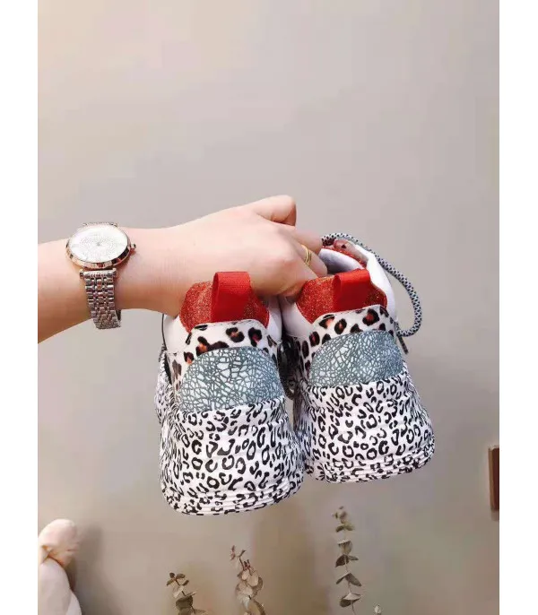 Sneakers platform leopard