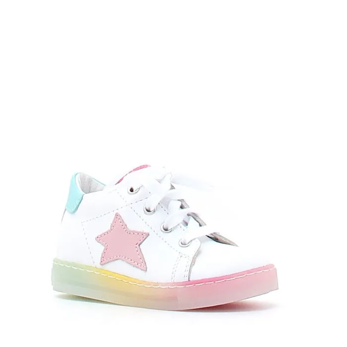 SNEAKERS "SASHA" IN PELLE