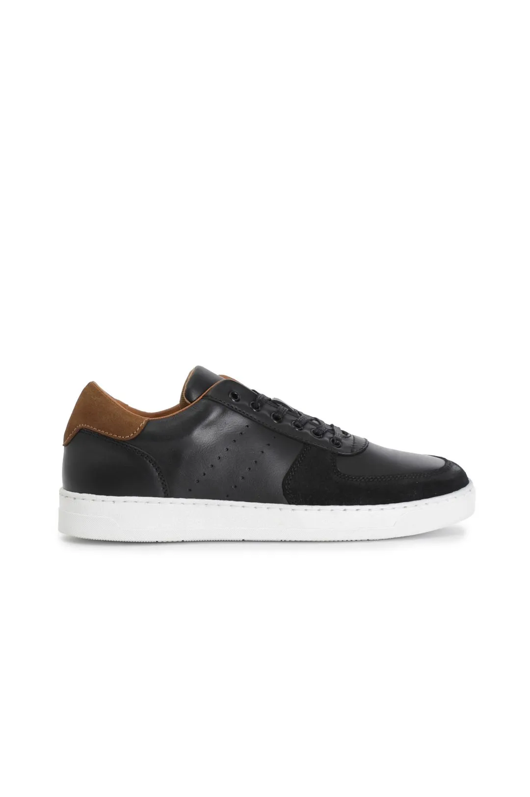 sneakers uomo in pelle nero