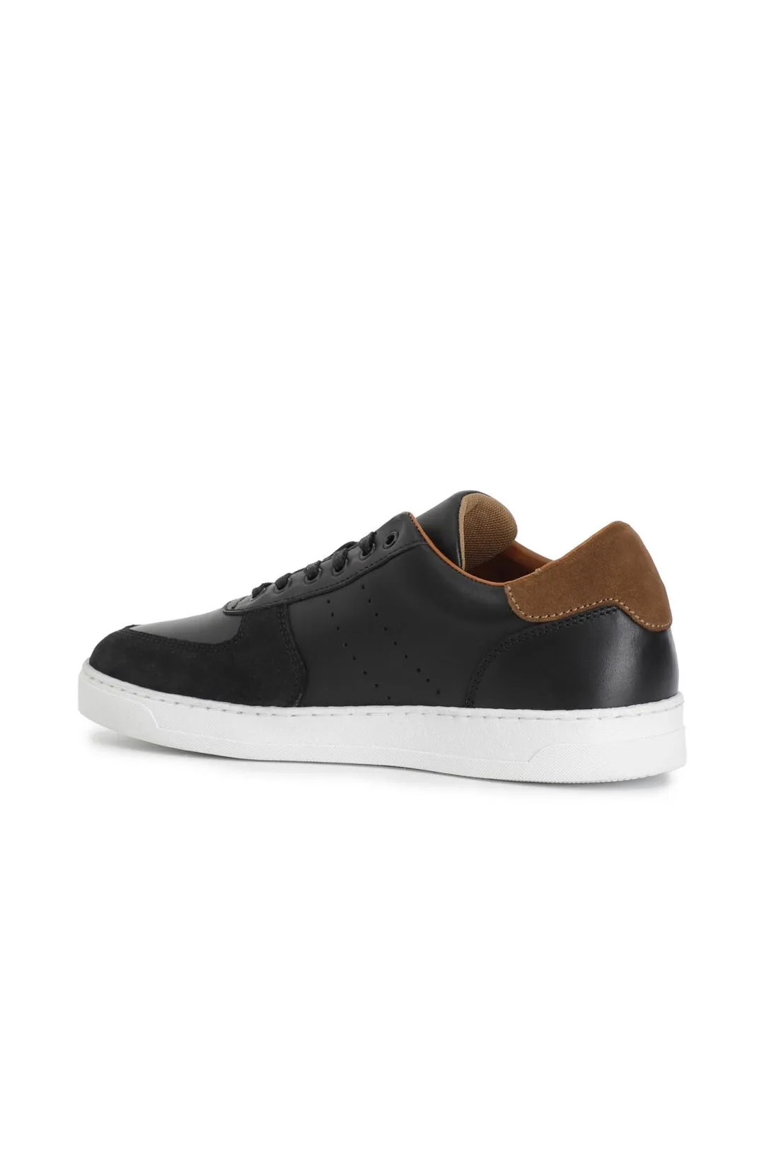 sneakers uomo in pelle nero