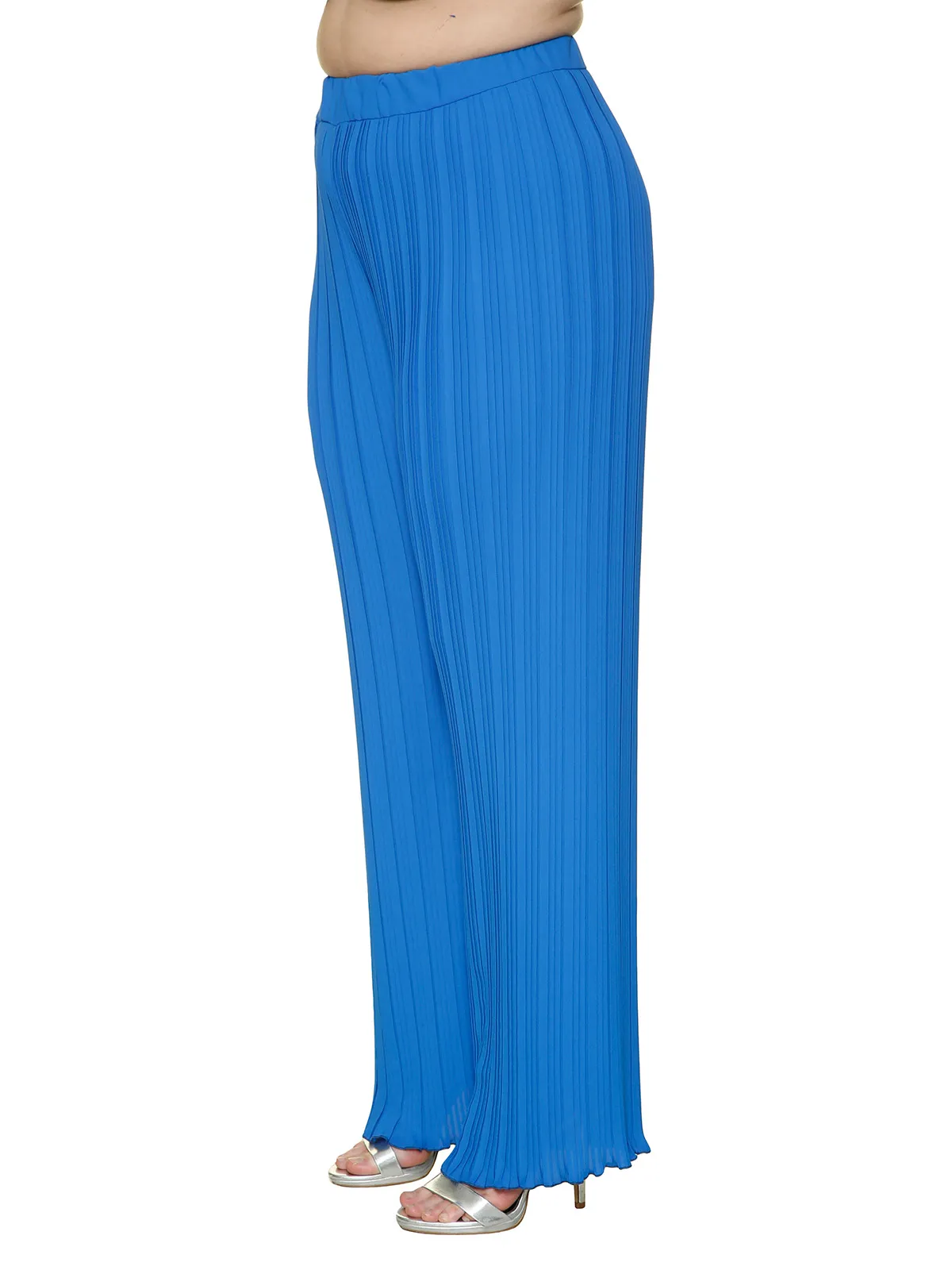 Sophia  ---------    ------------ - pantalone plissè raso - nero