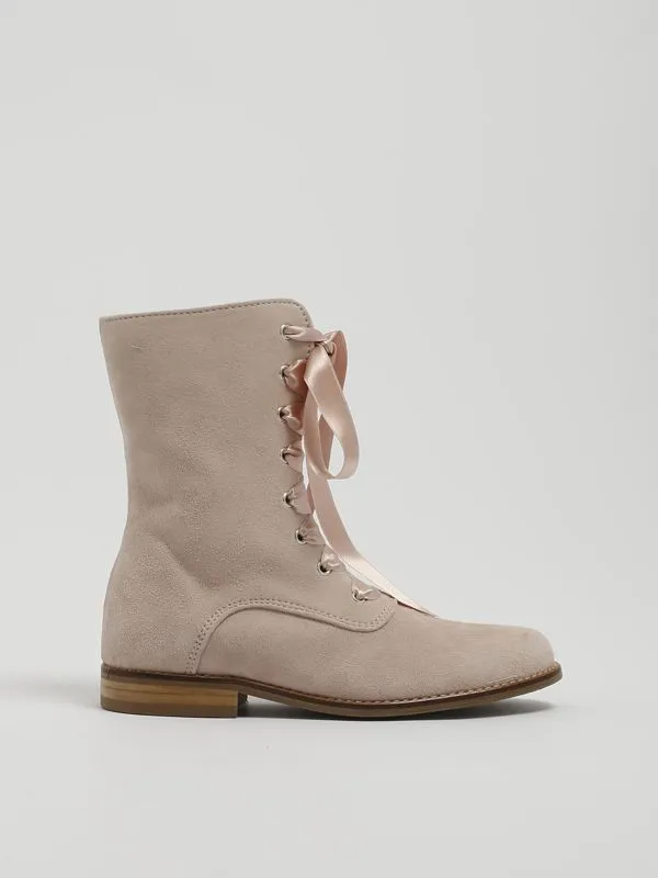 Stivaletto bambina Mimilù in pelle Rosa