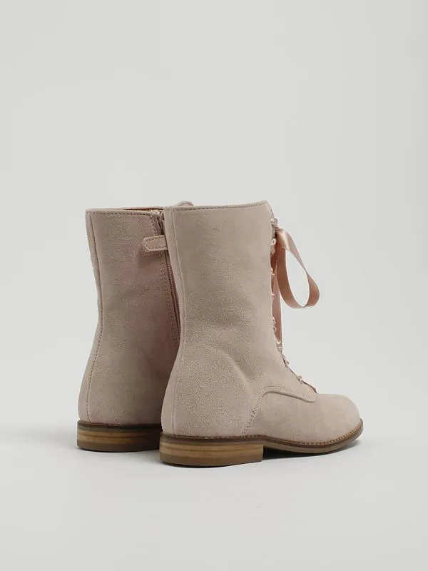 Stivaletto bambina Mimilù in pelle Rosa