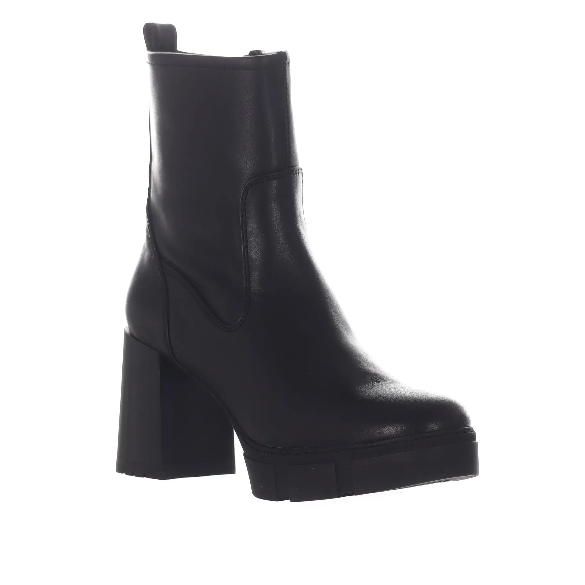 Stivaletto platform in pelle