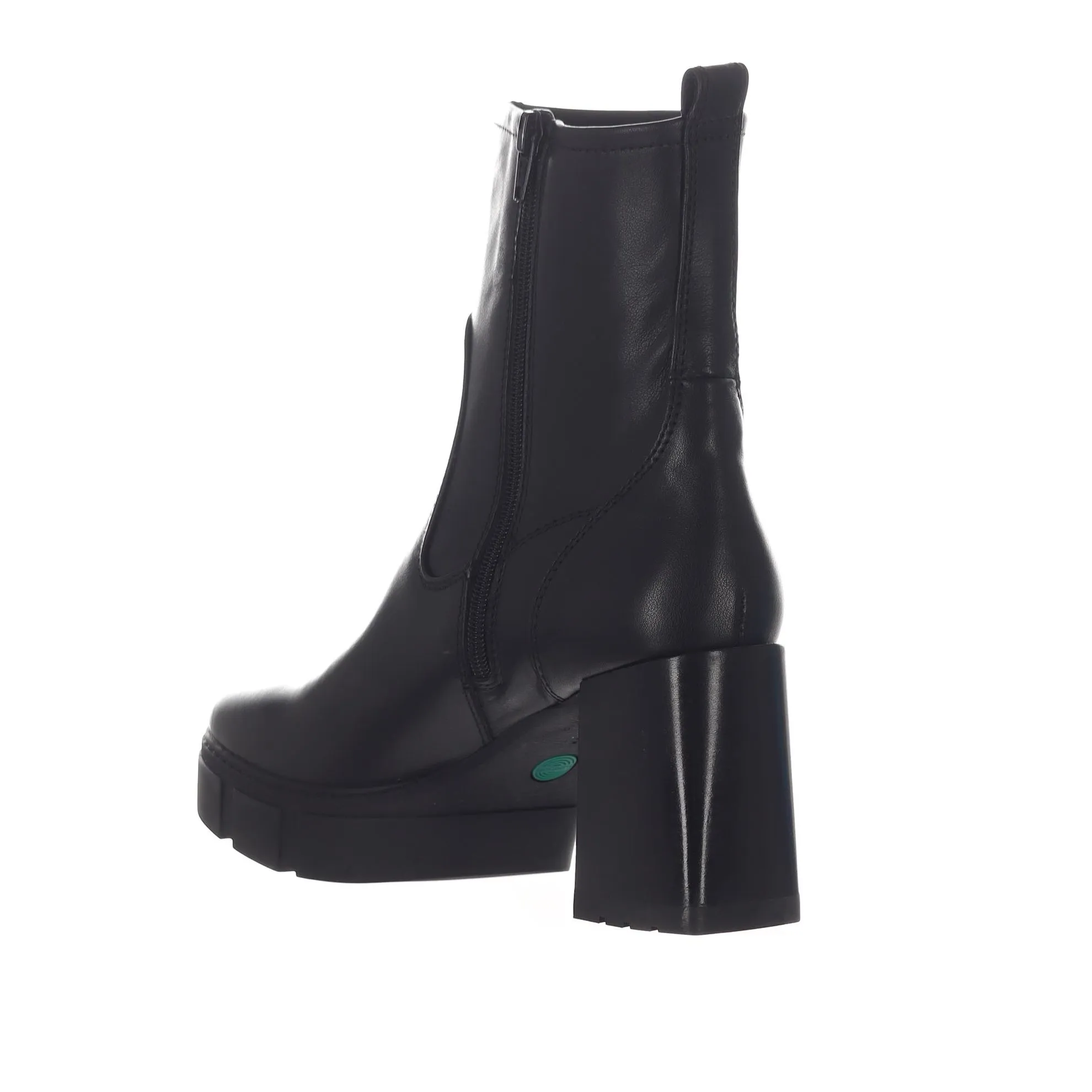 Stivaletto platform in pelle