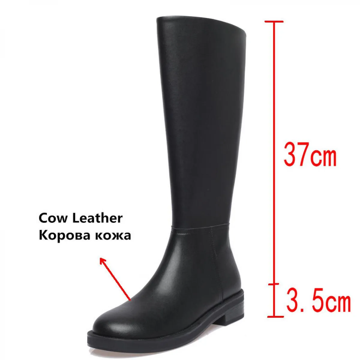 Stivali al ginocchio in vera pelle da donna di marca 2022 Stivali da moto con tacco basso di qualità Scarpe lunghe e calde autun