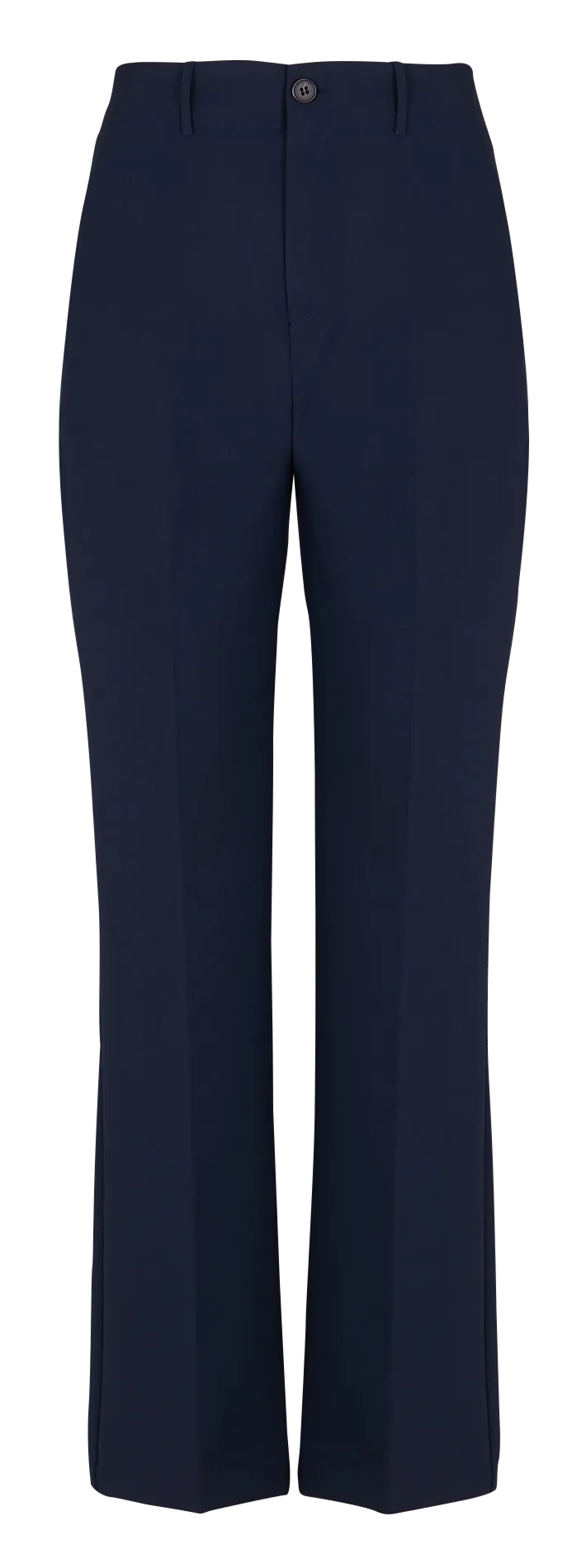  SUD EXPRESS   PELAGIE - Pantaloni con pinces dritte in misto viscosa | Blu