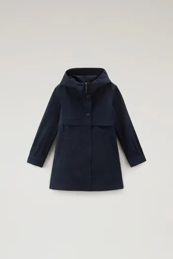 Summer Parka da bambina in Urban Touch                                                                                Melton Blu