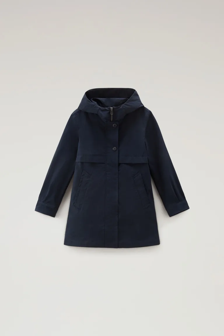 Summer Parka da bambina in Urban Touch                                                                                Melton Blu