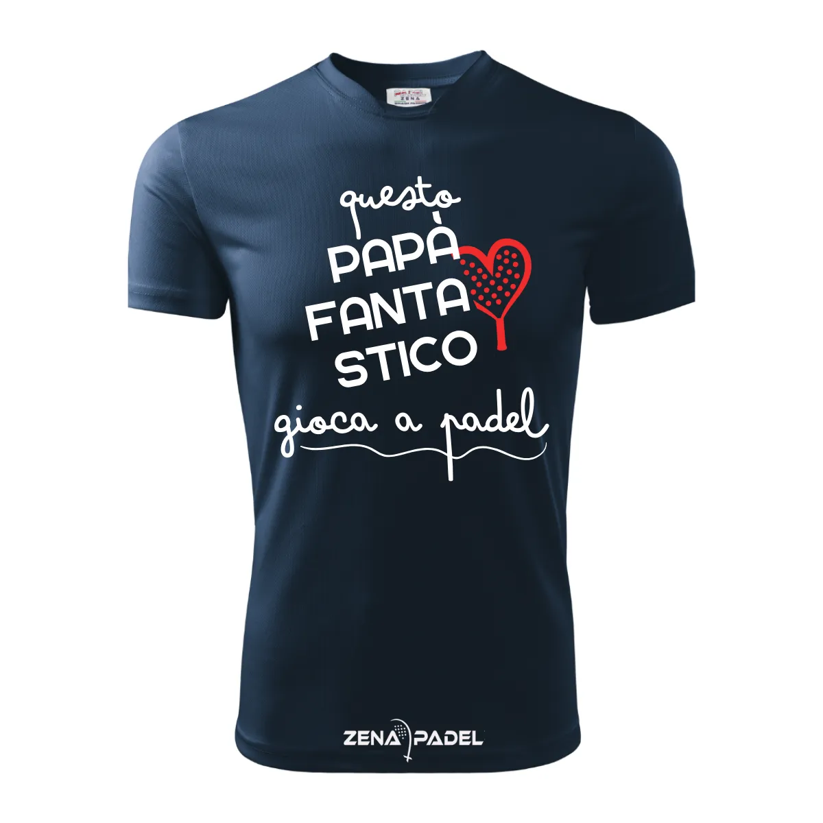 T-Shirt Cotone PAPA' FANTASTICO Padel