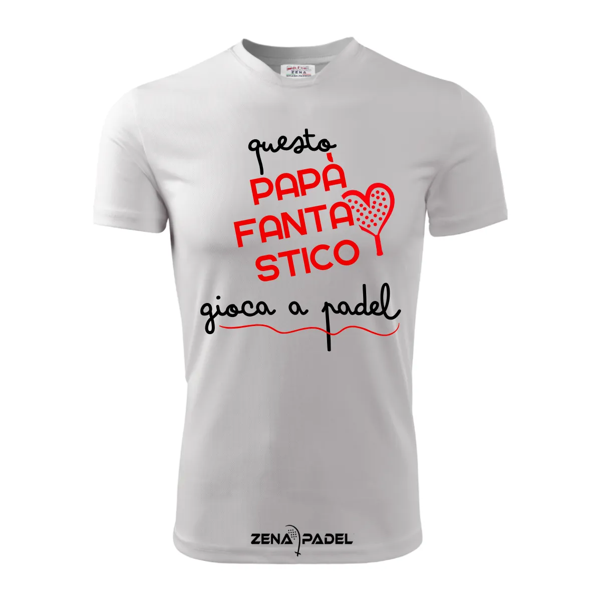 T-Shirt Cotone PAPA' FANTASTICO Padel