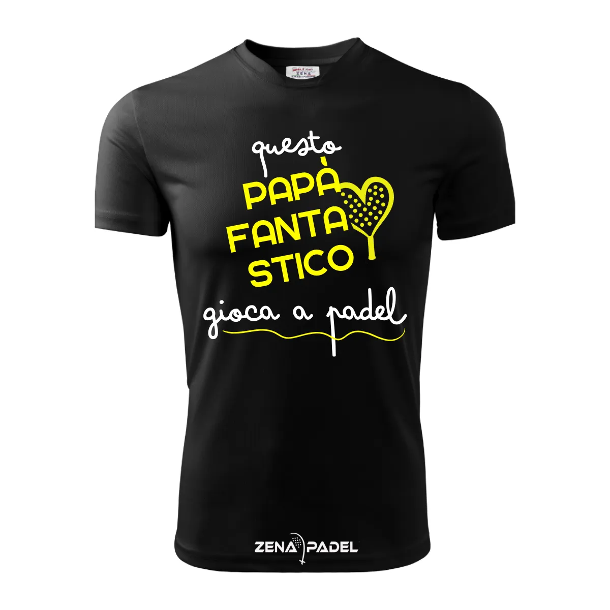 T-Shirt Cotone PAPA' FANTASTICO Padel