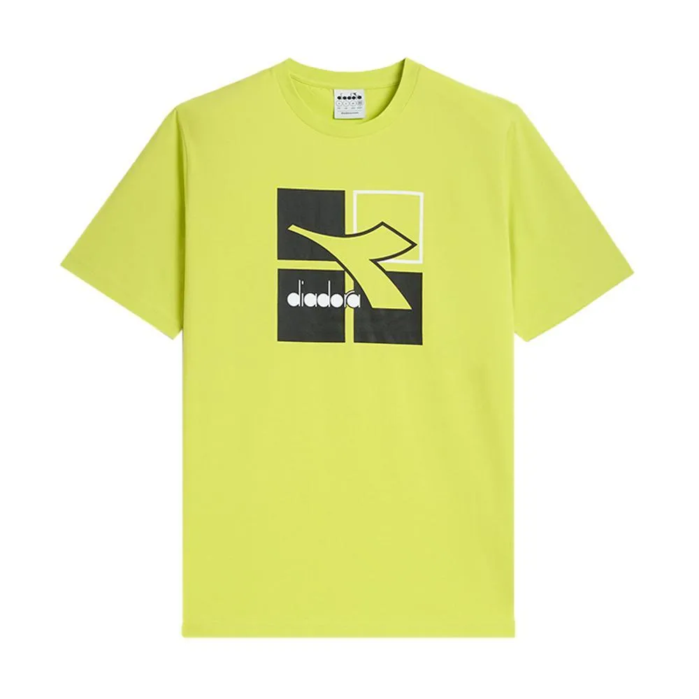  T-SHIRT DIADORA. VERDE ACIDO 