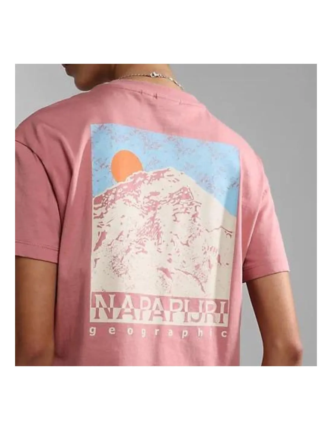 T-shirt Napapijri Cenepa Crop Rosa Lulu