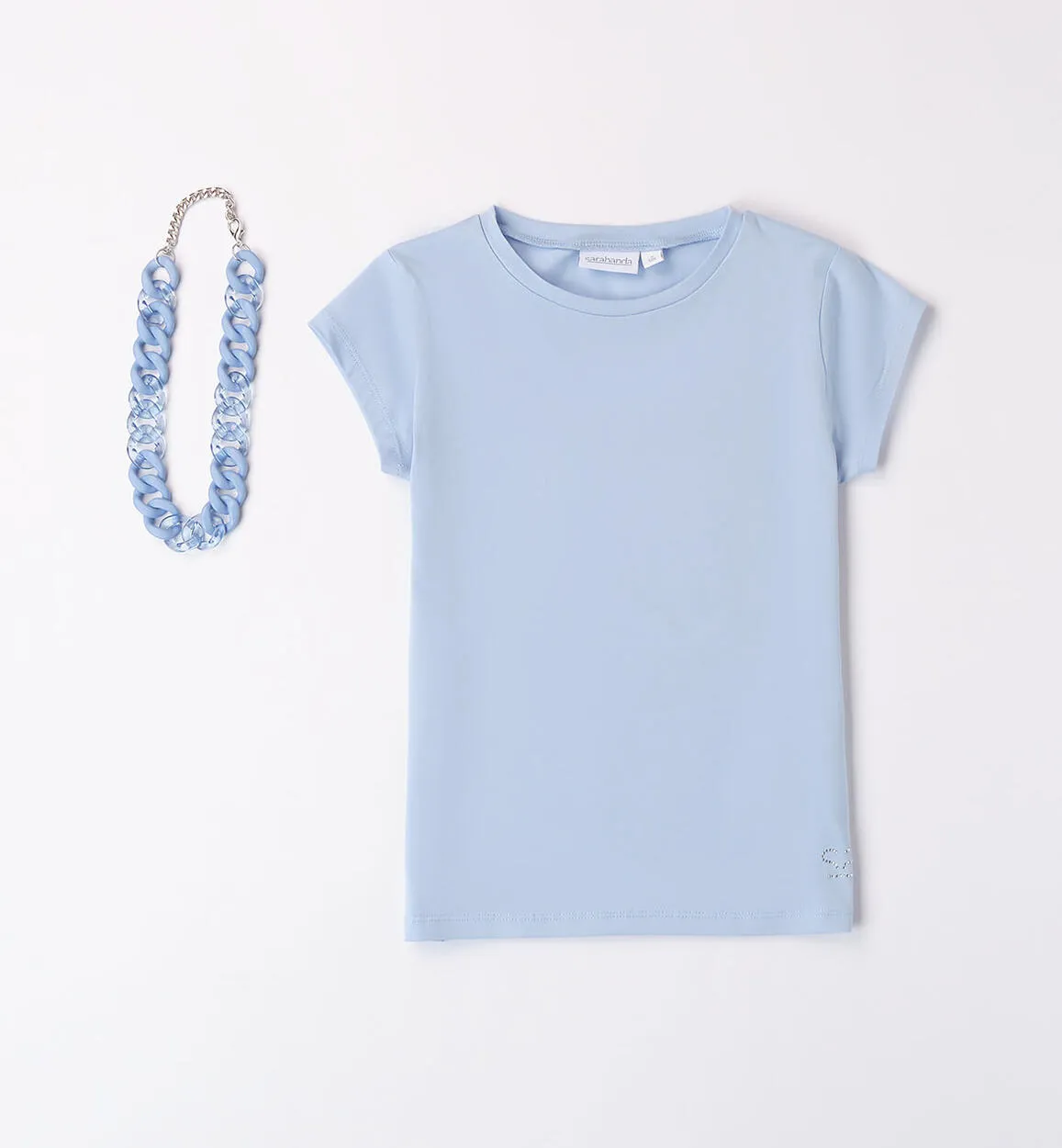 T shirt ragazza con collana