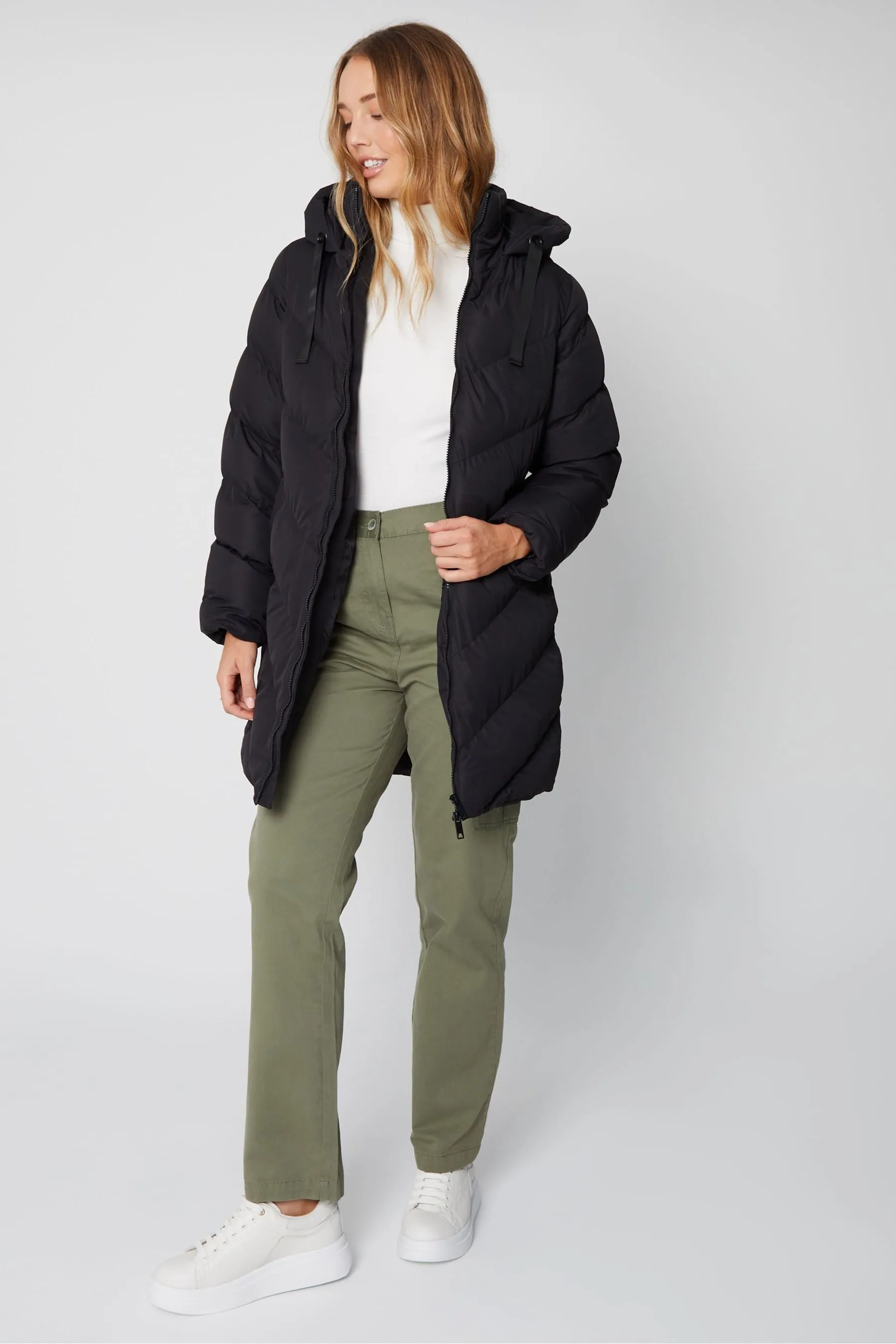 Threadbare Con cappuccio - Giacca imbottita lunghezza media