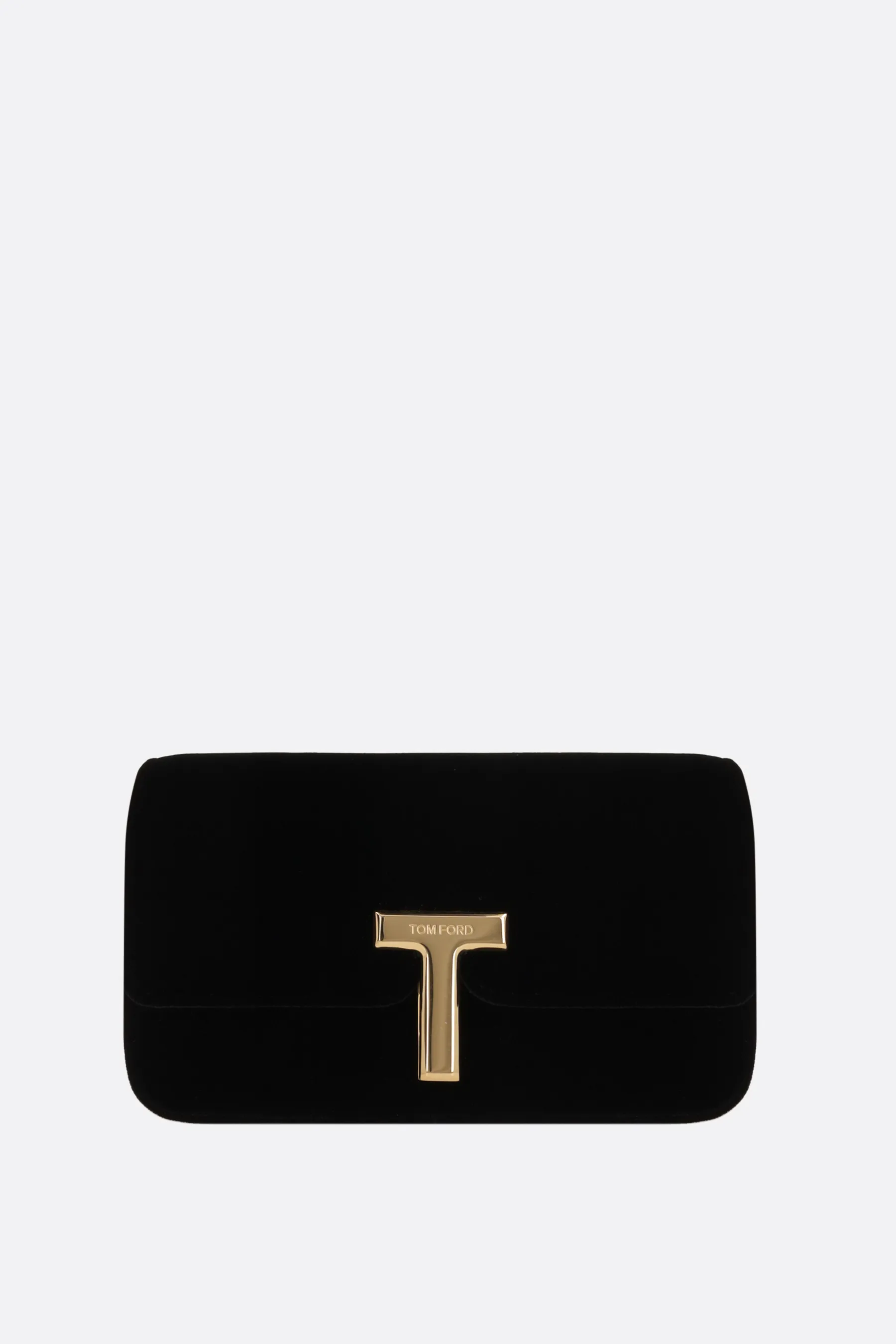  TOM FORD borsa a spalla Wallis mini in velluto 