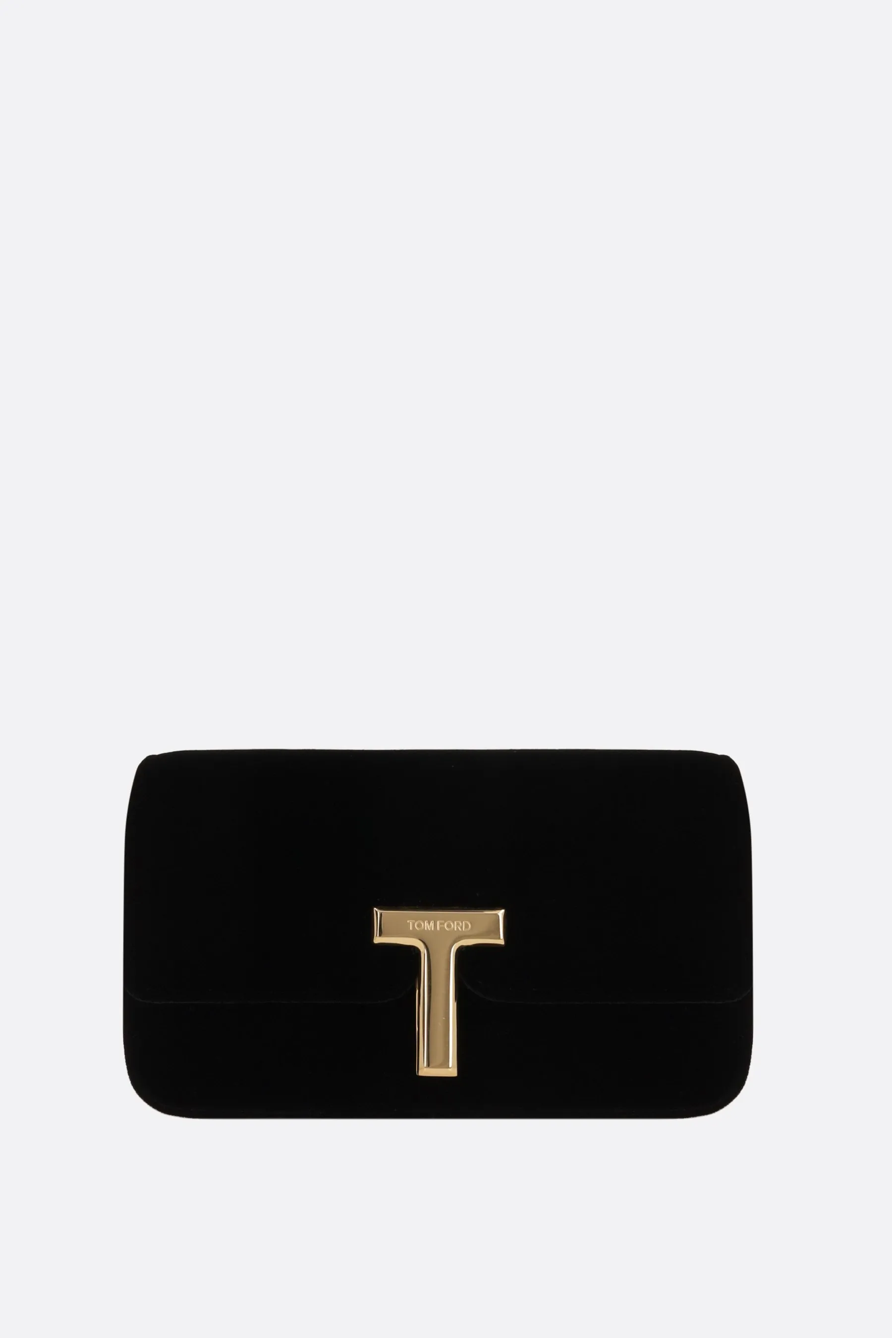  TOM FORD borsa a spalla Wallis mini in velluto 