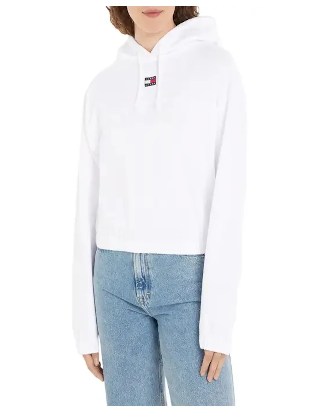 TOMMY JEANS FELPA DONNA,TJW ELASTICATED XS B