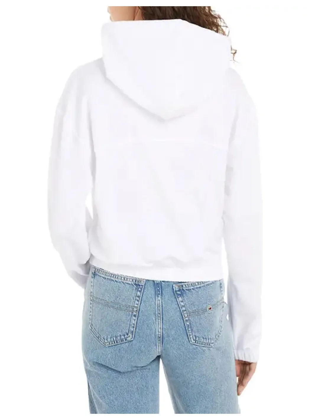 TOMMY JEANS FELPA DONNA,TJW ELASTICATED XS B