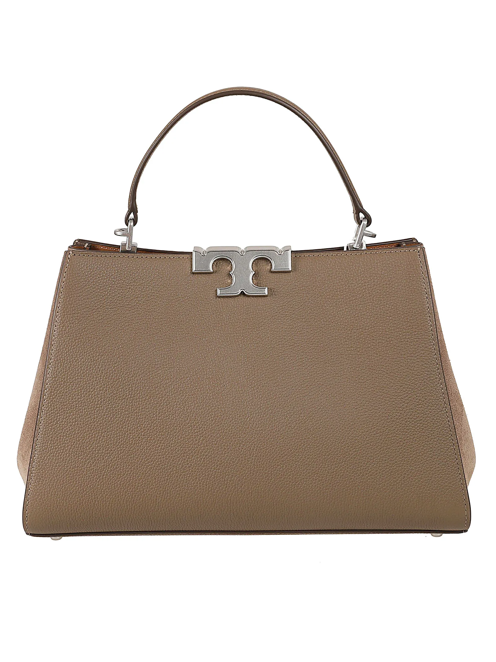 TORY BURCHEleanor Pebbled Satchel Wild Mushroom