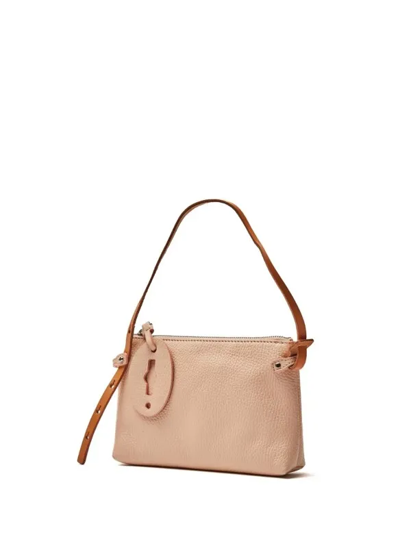 Tuka Daily pink leather clutch bag